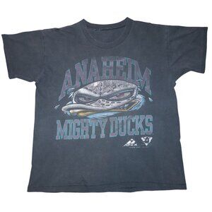 Vintage 1993 Anaheim Mighty Ducks Apex One Single Stitch T-Shirt Men's XL